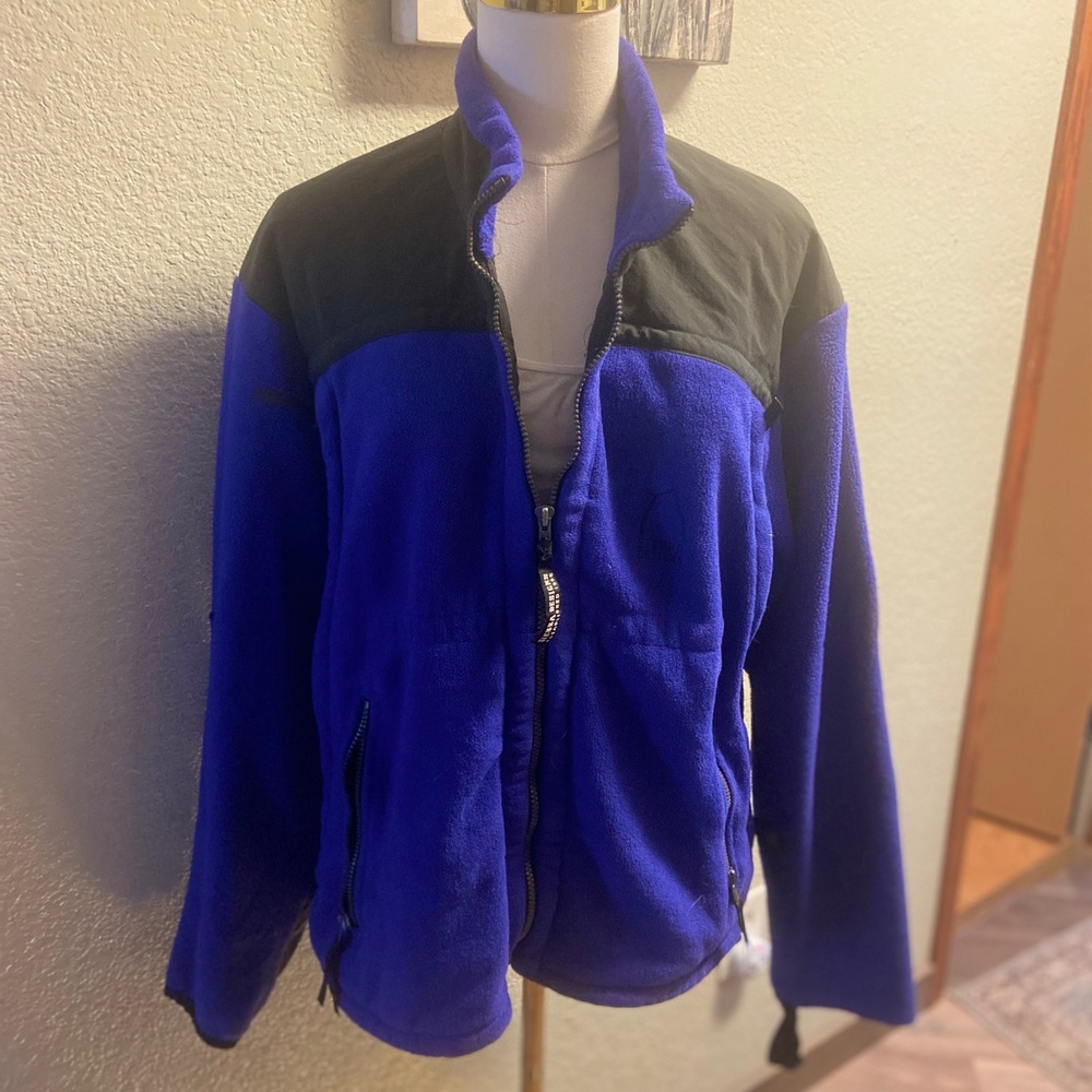 Sierra Designs Blue and Black Fleece Jacket - Picture 6 of 9